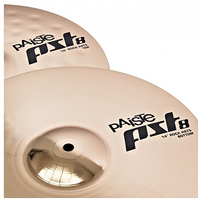 Тарелки Hi-Hat 14" Paiste 14" PST8 Rock Hats